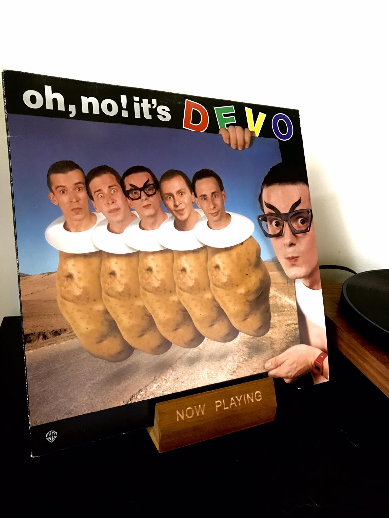 Celebrating birthday with DEVO