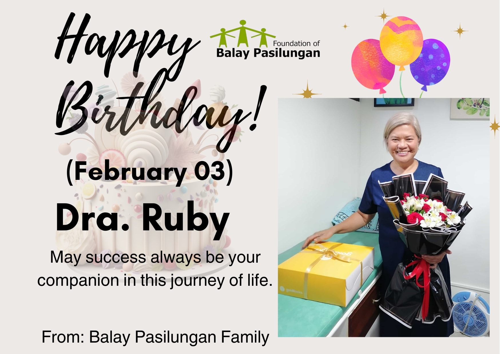Foundation - Happy Birthday to our dear Dr. Ruby Simon, MD! Dra. Ruby ...