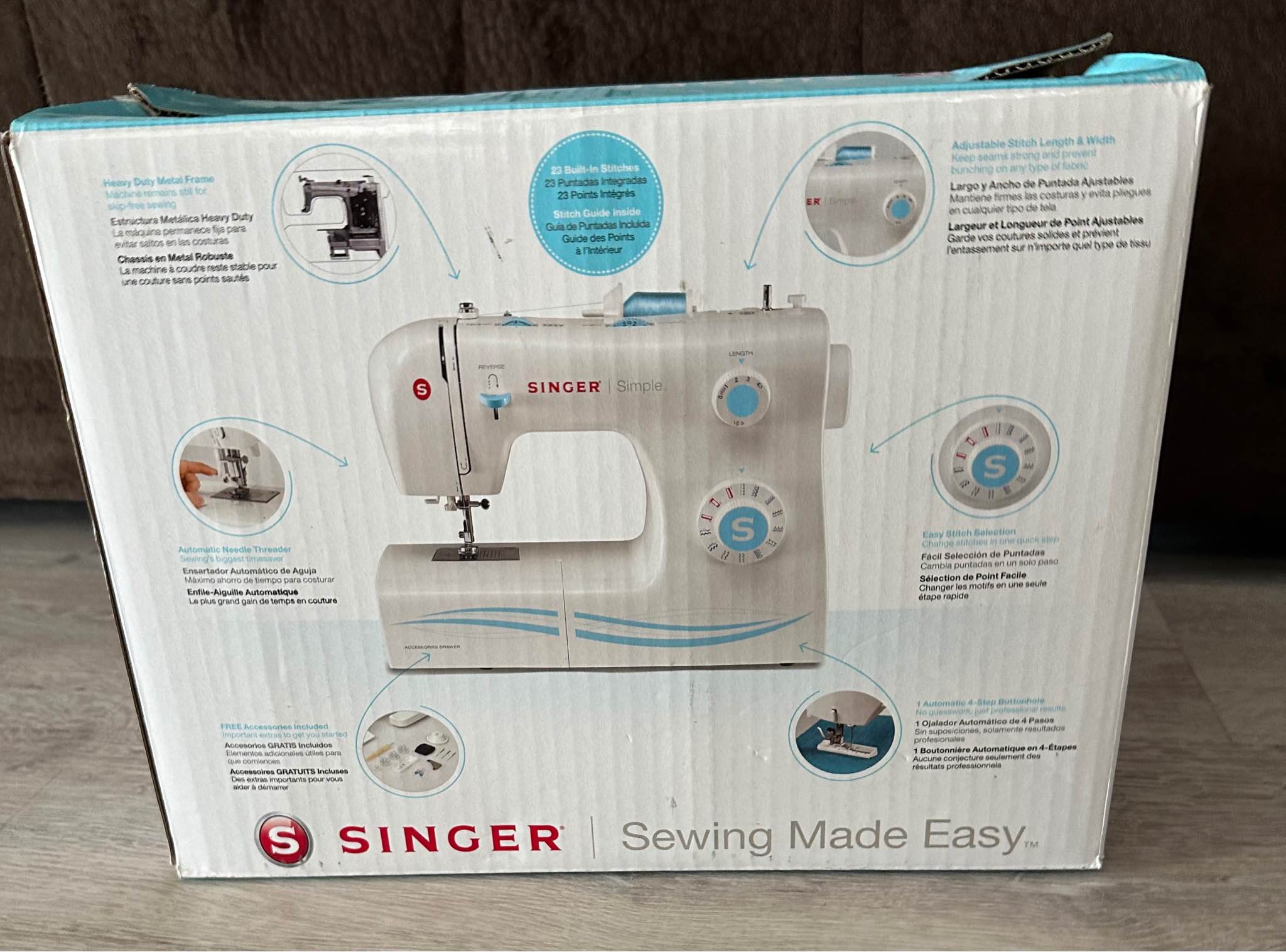 Singer Simple 2263 Sewing Machine w/ Accessories - Sewing Machines ...