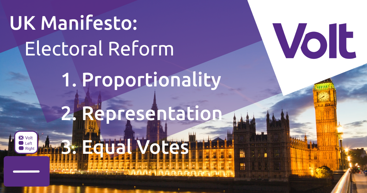 Volt UK - The good system agreement in details: 1. Good... | Facebook
