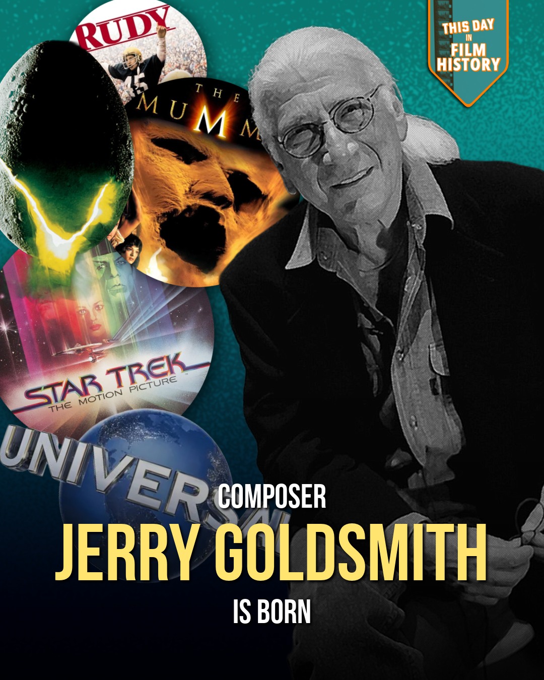 This - 🎼 Honoring the Birthday of Jerry Goldsmith Remembering Jerry ...