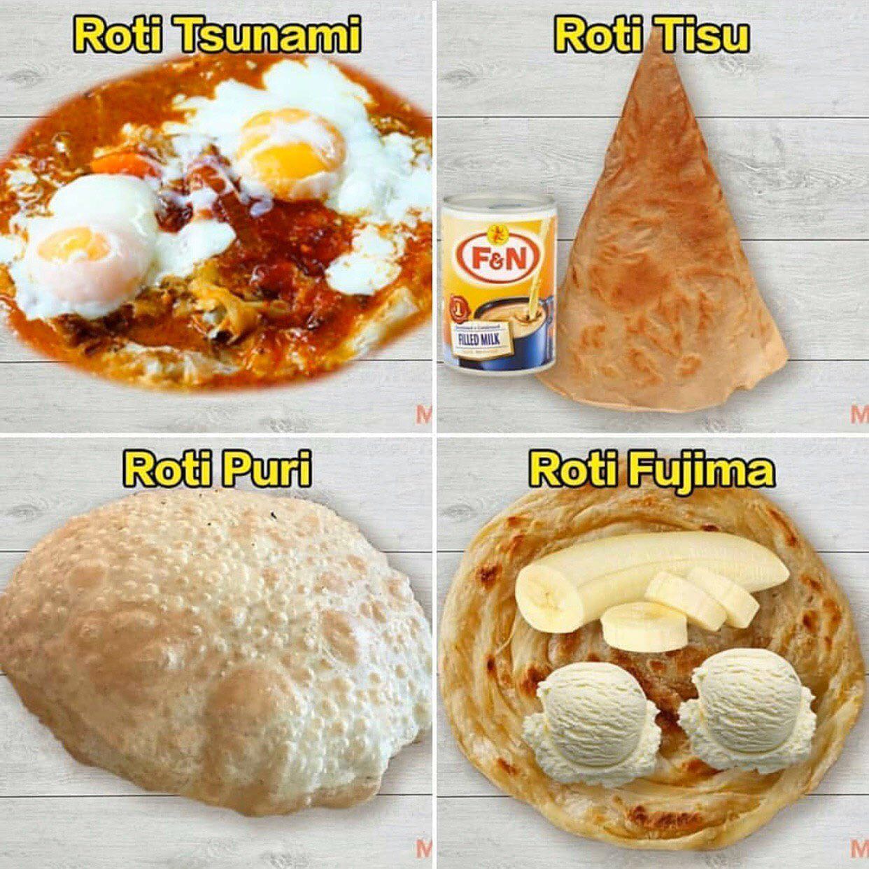 Khairul Irfan - JOM KENALI JENIS ROTI. . Mesti ramai rindu...