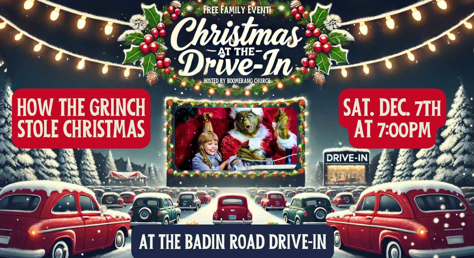 🎄🚗 SOLD OUT: How the Grinch Stole Christmas | Christmas at the Drive-in