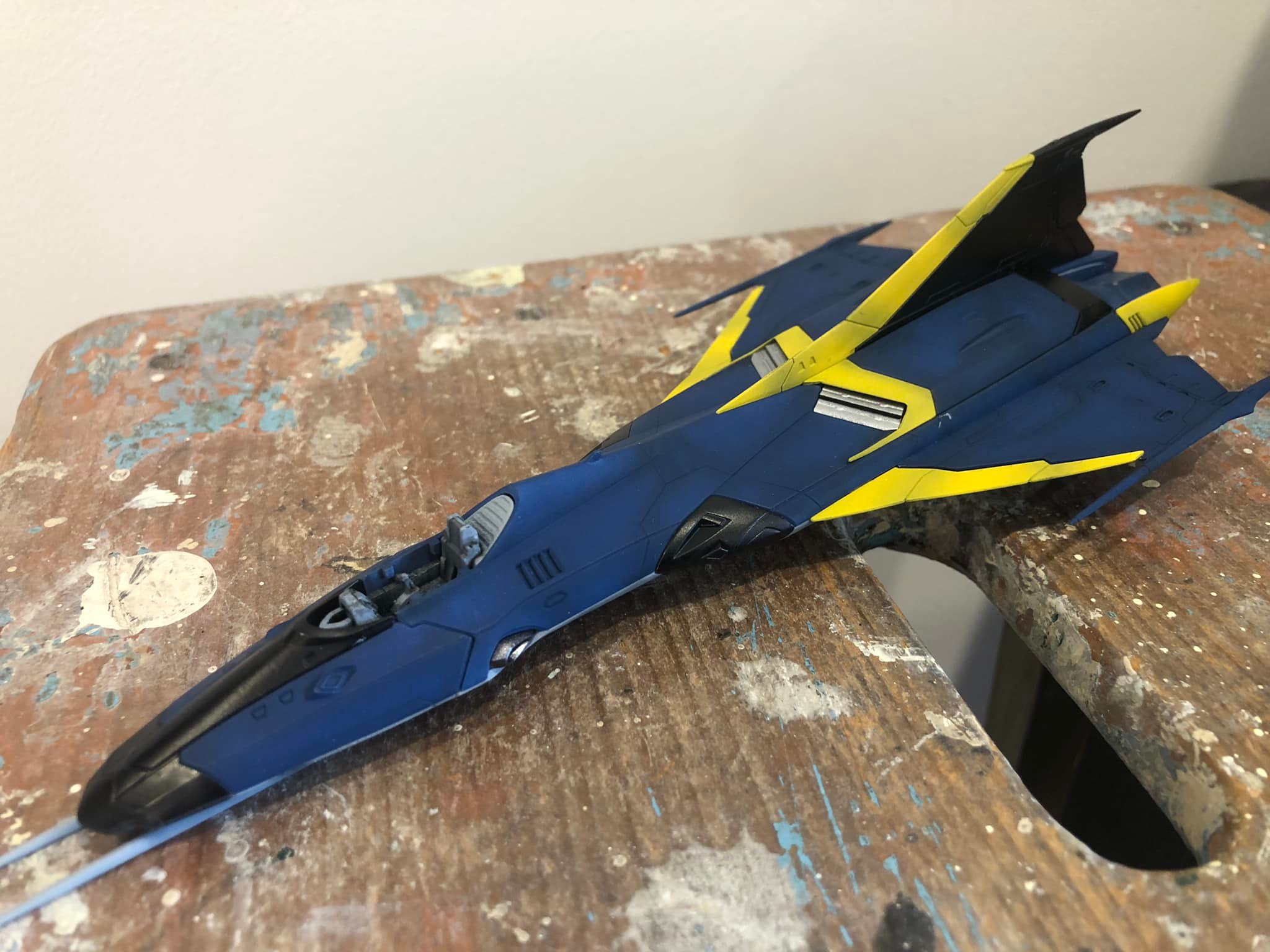 Building Bandai 1/72 Cosmo Falcon