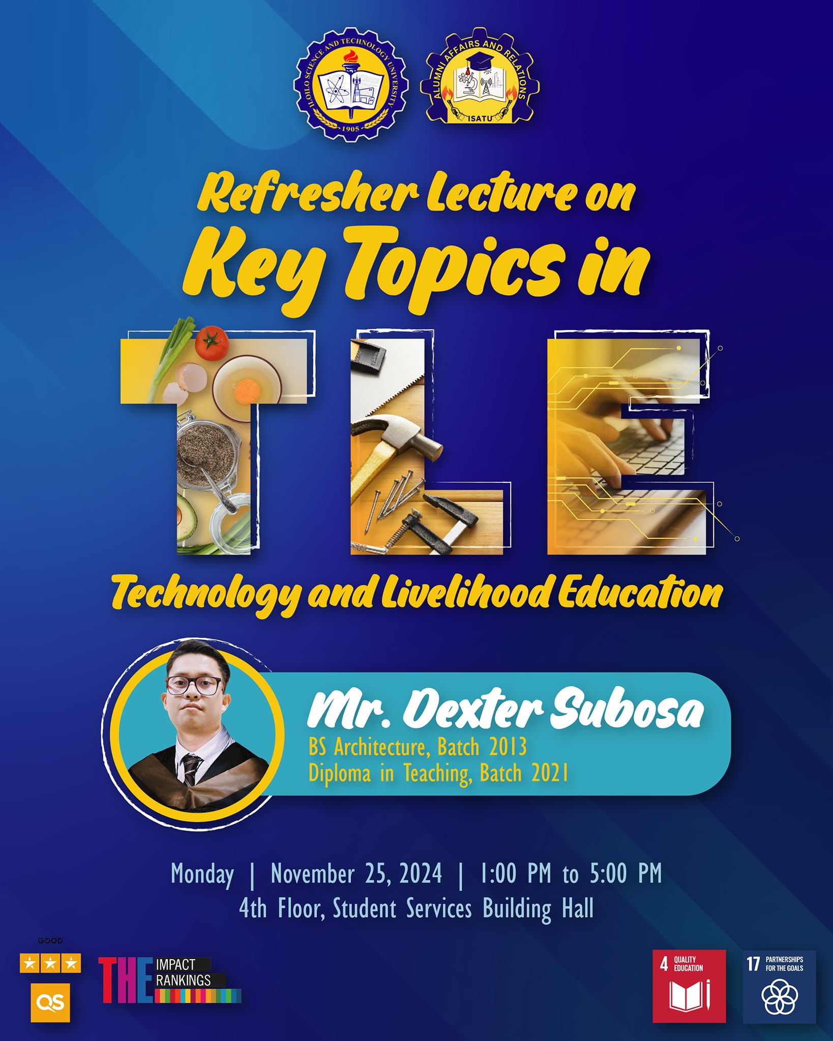 ISAT - We are thrilled to invite you to a refresher lecture on key ...