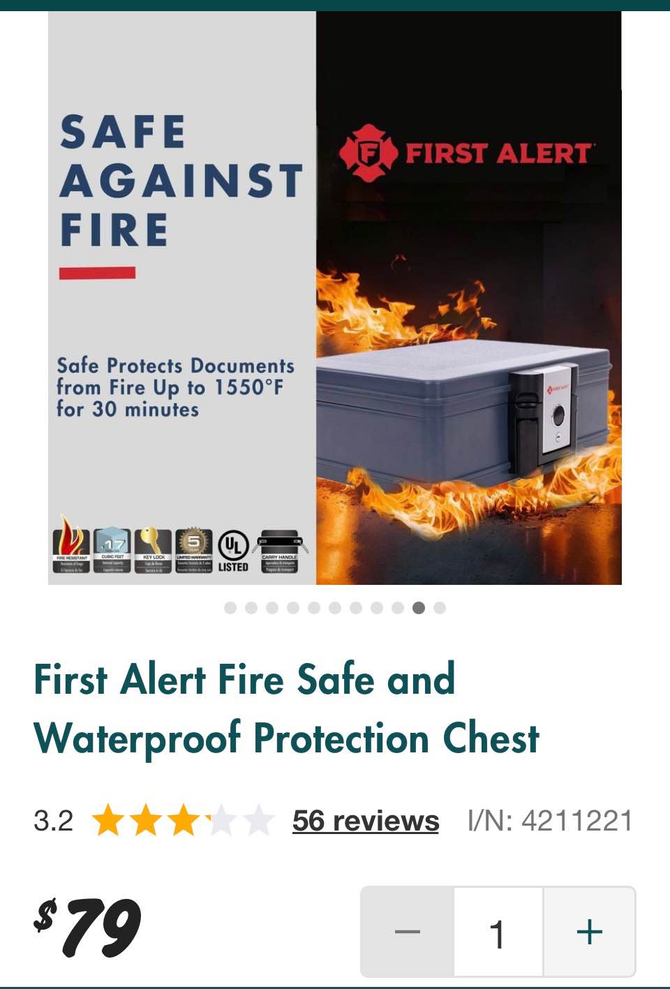 First Alert Safe Box - Miscellaneous - Adelaide, South Australia ...
