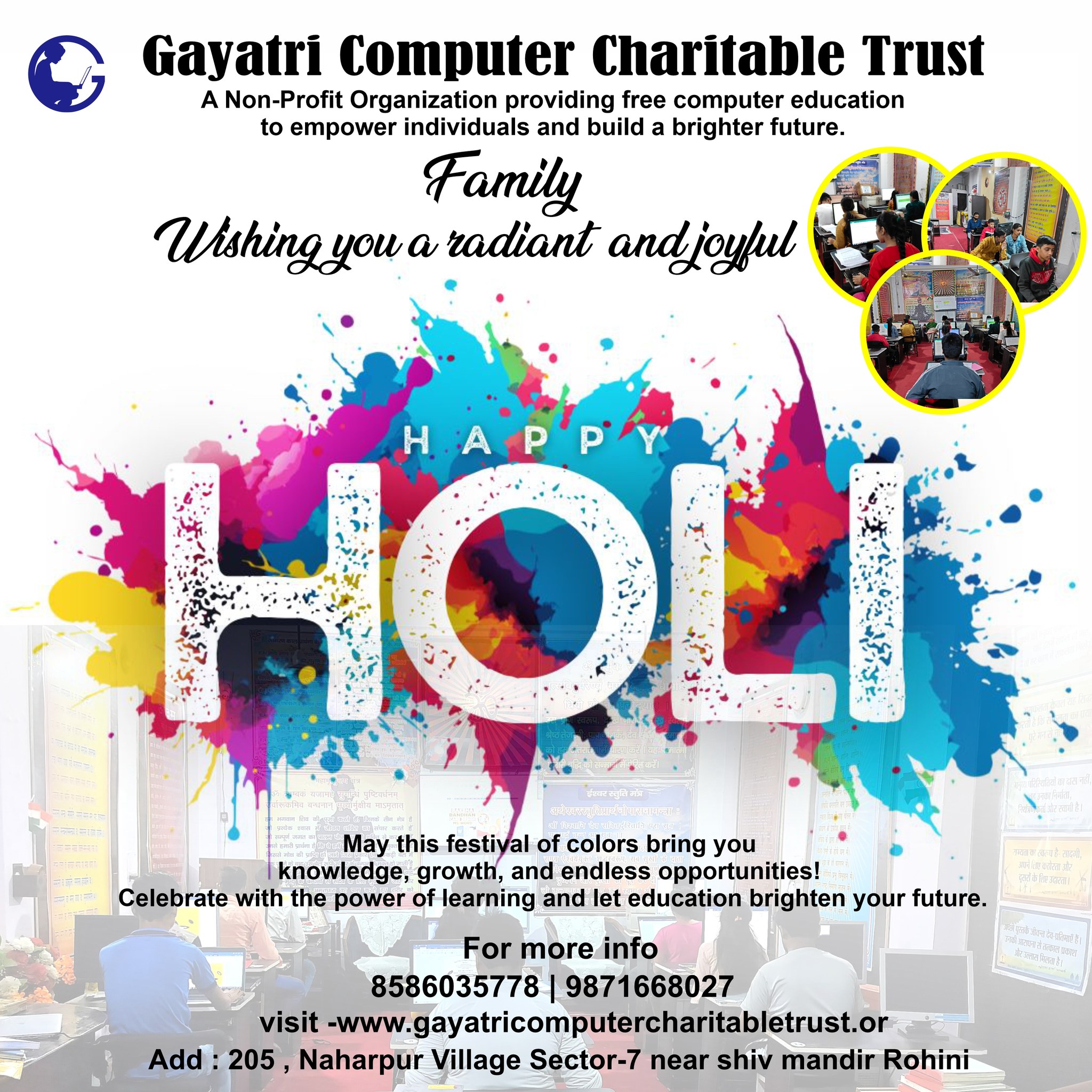 Gayatri Computer Charitable Trust | Delhi