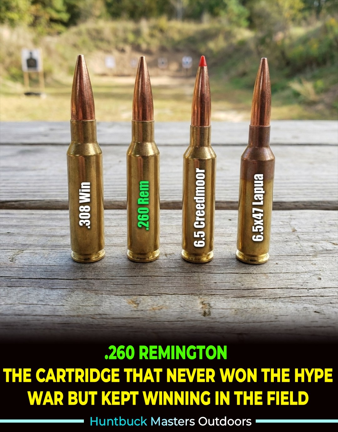 The comparison between the 6.5×284 Norma, the .264 Winchester