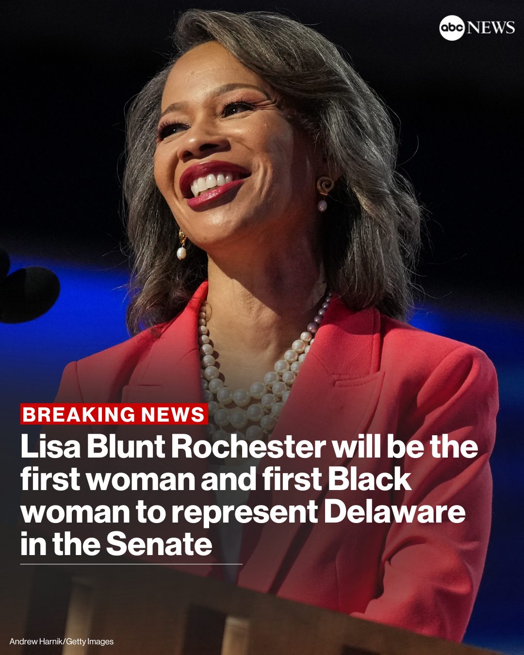 ABC News - Democratic Rep. Lisa Blunt Rochester will be...