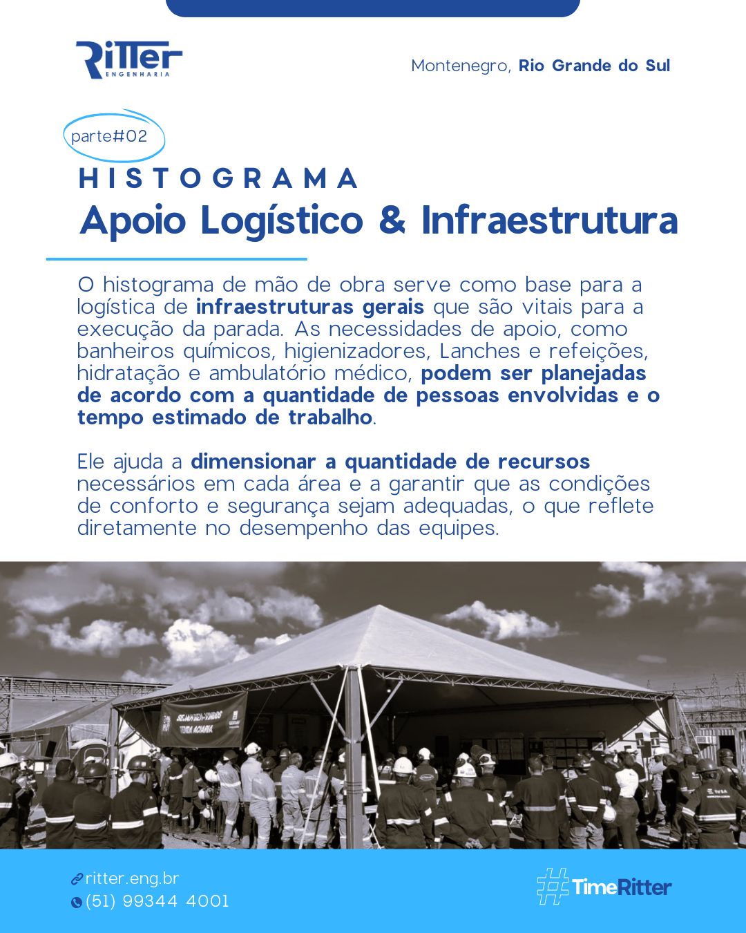 Ritter - ⚙️O apoio logístico e a infraestrutura são primordiais na hora ...