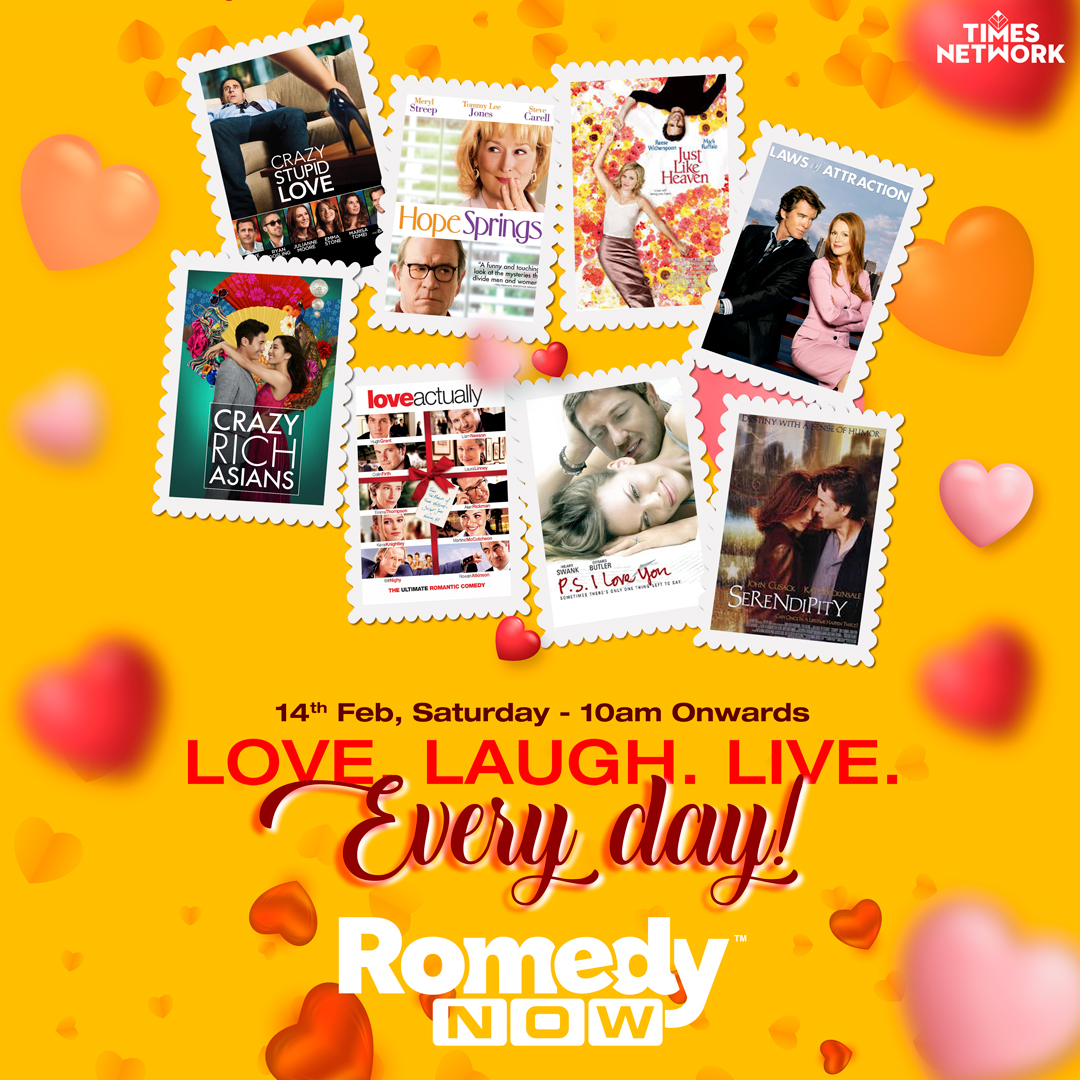 Romedy - This 14th Feb, let romance take over your screen 💞 All you ...