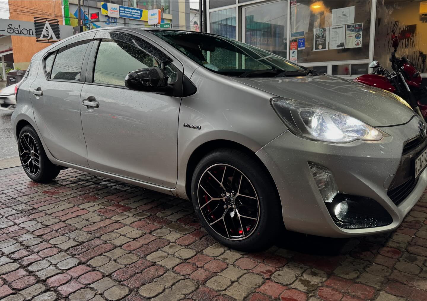 Custom Wheels - Toyota Aqua fitted with 15” Alloywheels