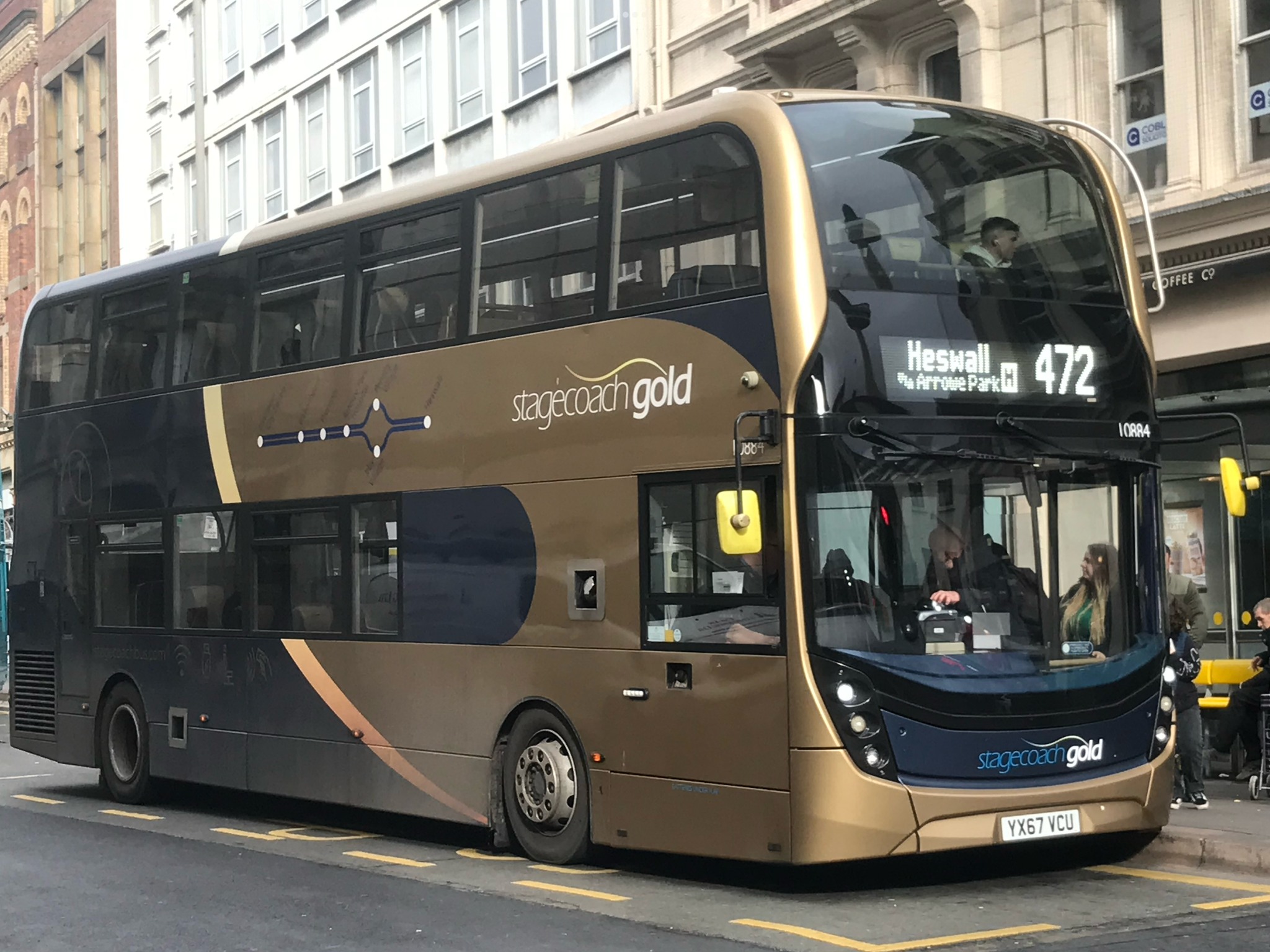 キングダム Stagecoach Enviro400MMC bus in Liverpool