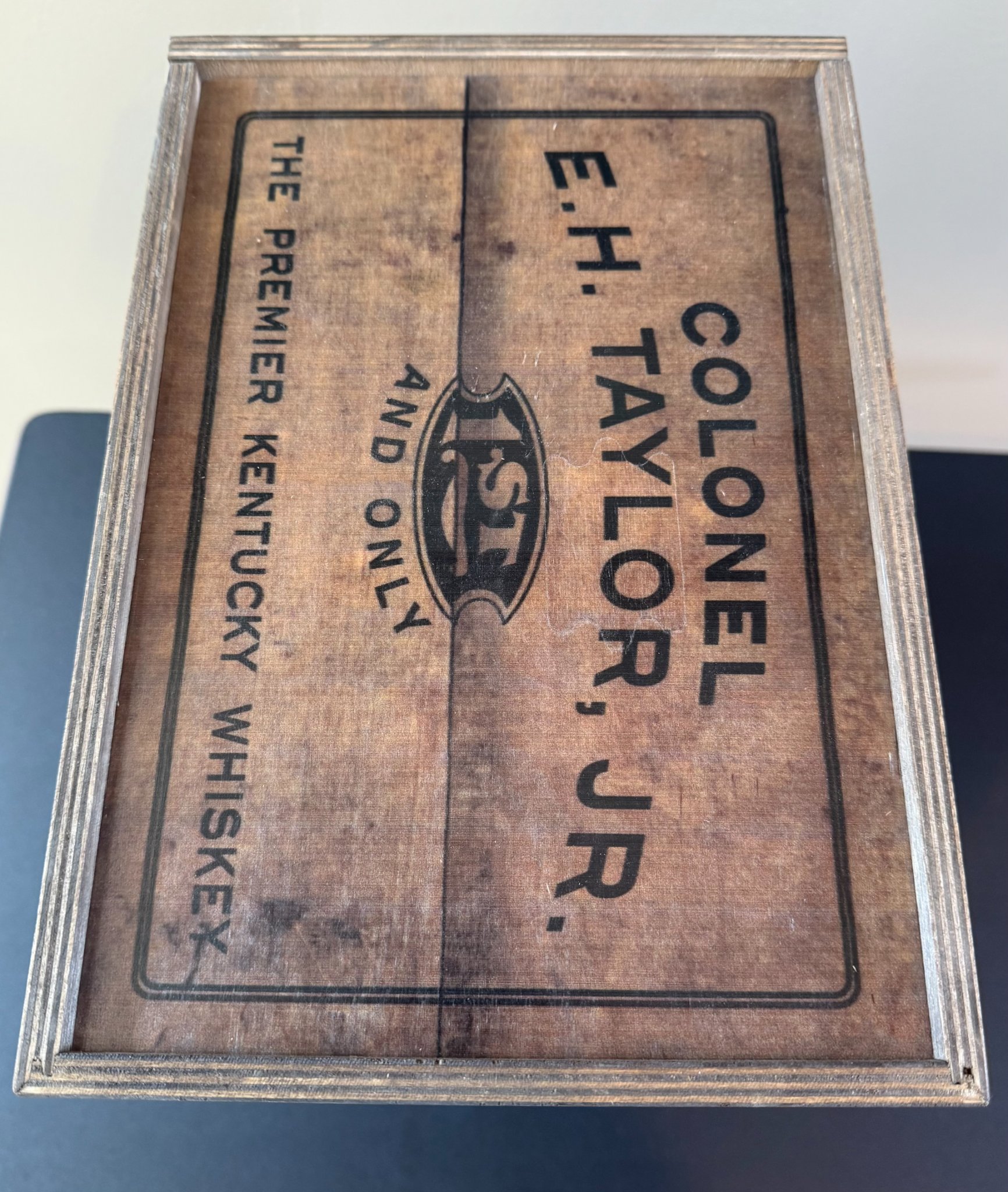 EH Taylor Wooden Commemorative Box - Advertising - Louisville, Kentucky ...