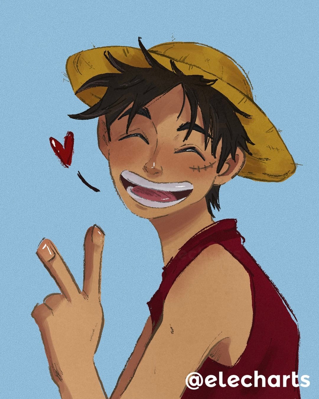 elech - ️ Monkey D. Luffy ️ . Ore wa Monkey D. Luffy...