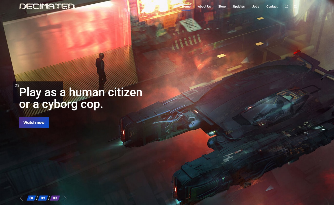 New website launched!... - Decimated Videogame