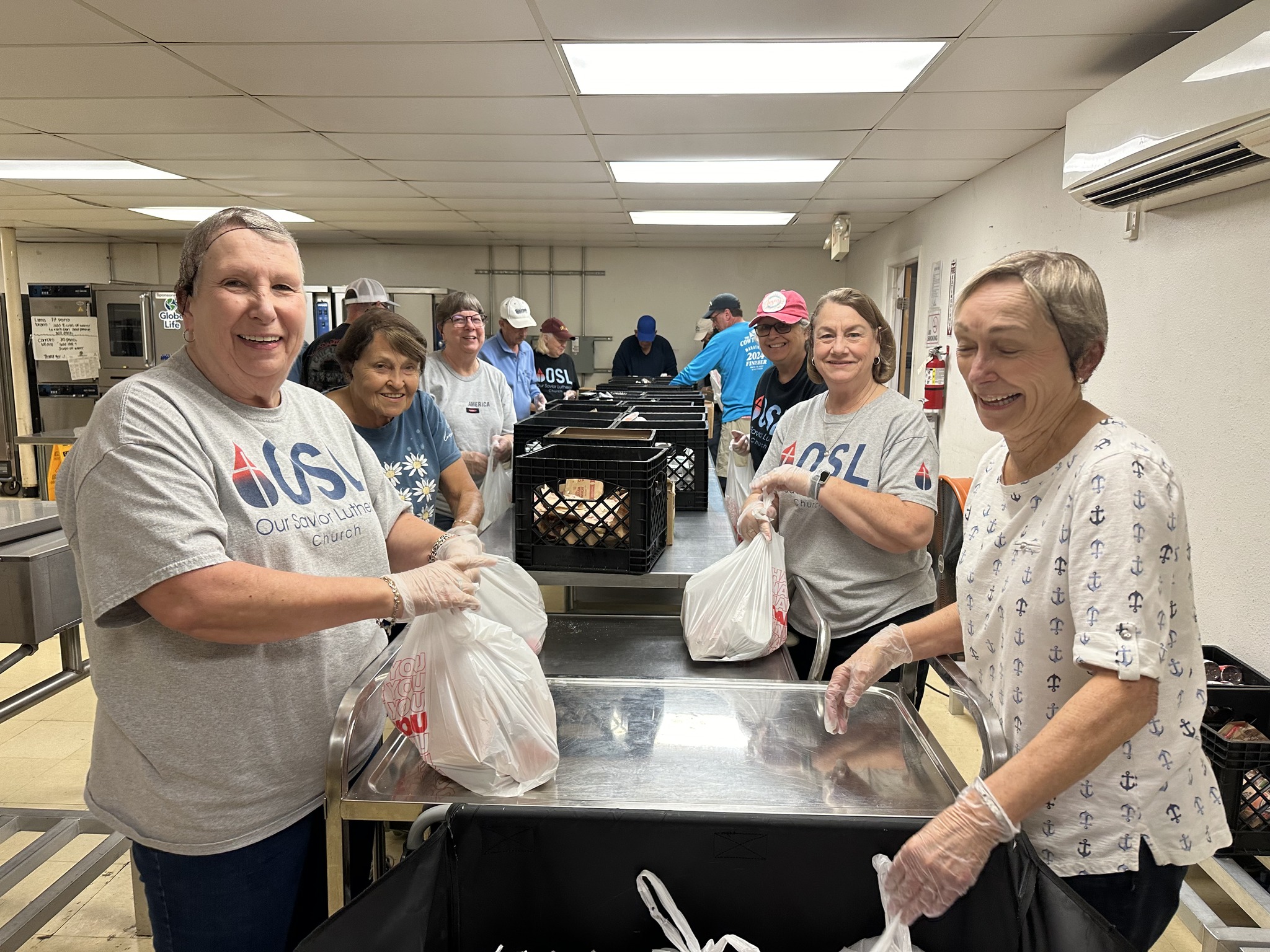 The saints of OSL assembled... - Our Savior Lutheran Church