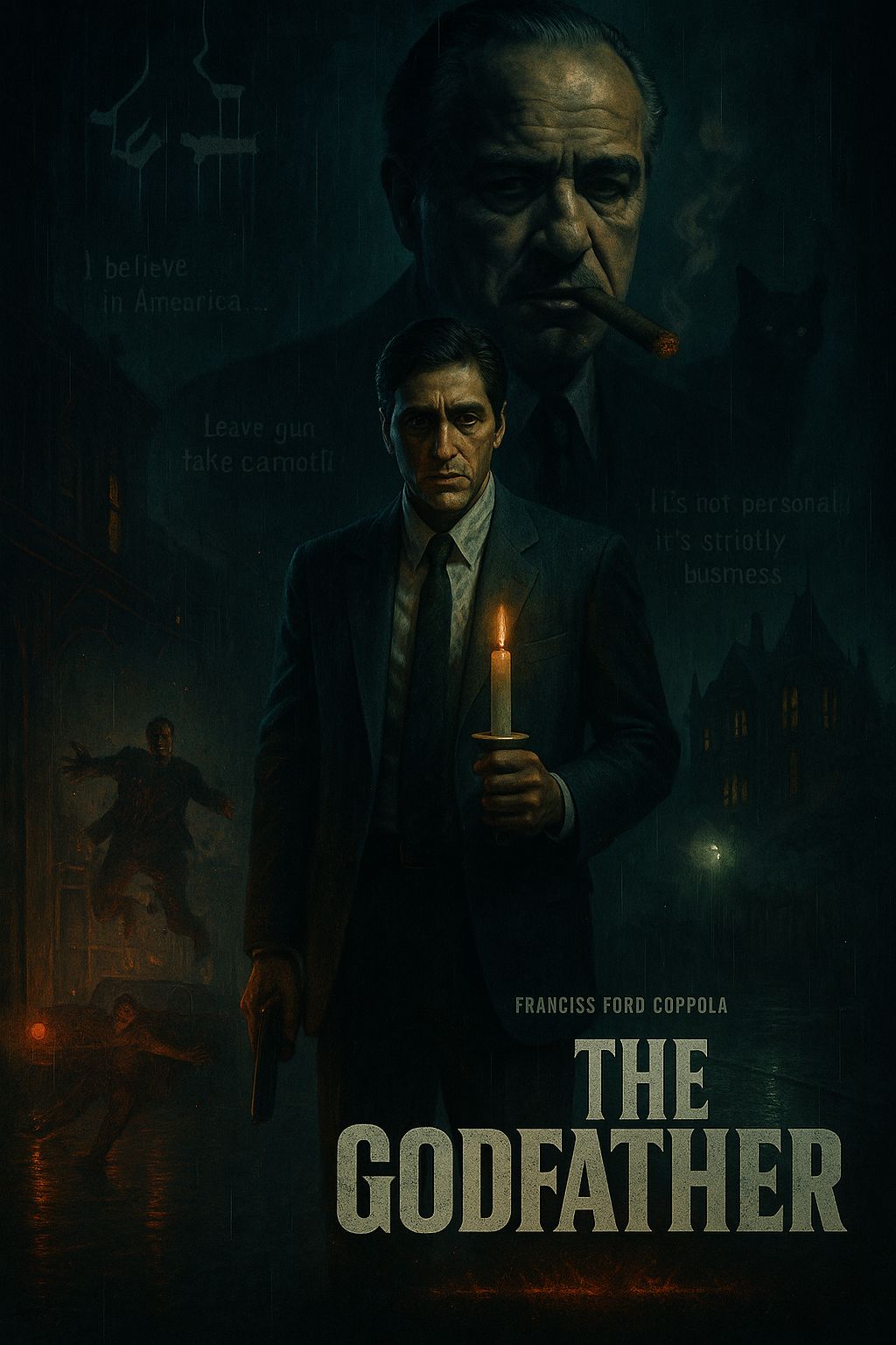 Did anyone ever notice this poster in The Godfather film ? What's