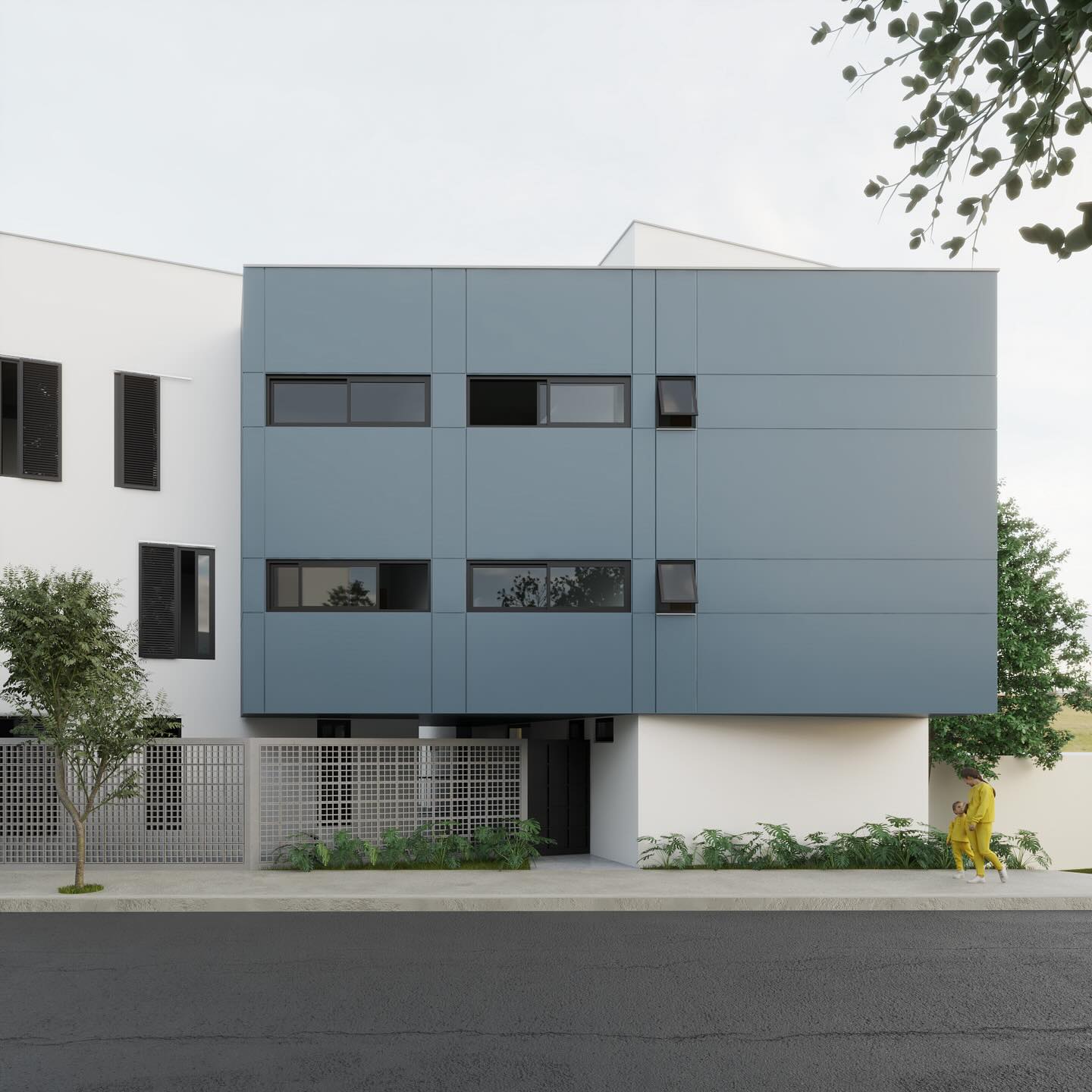 Eric - azul residencial #juruaiamg #arquitetura #architecture # ...