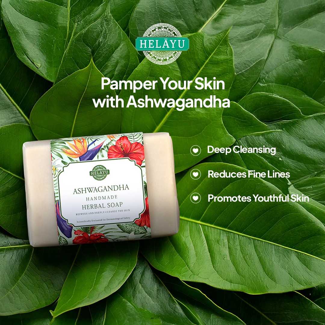 Helayu - Ashwagandha Soap combines deep cleansing with... | Facebook