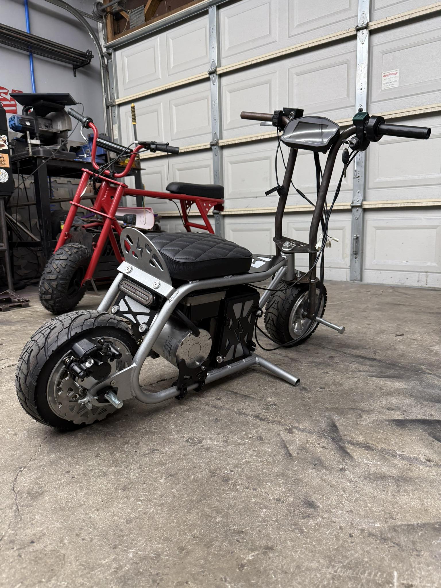 Where to tap 48v power for LED lights and rear brake light on
