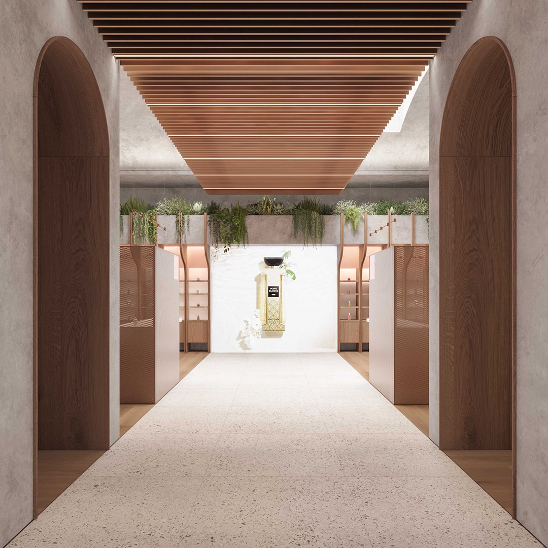 Molins Design - The implementation of the barrel vault...