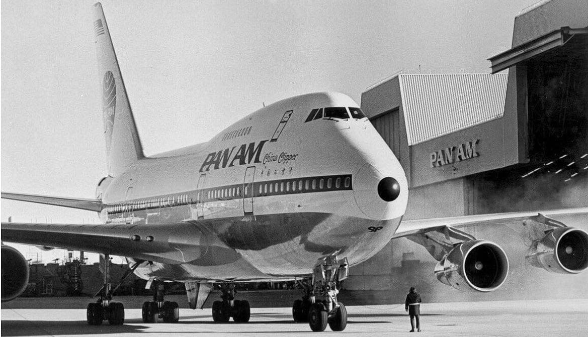 【稀少】PAN AM 747SP【IN FLIGHT】 Pan Am 747SP in flight.✈️