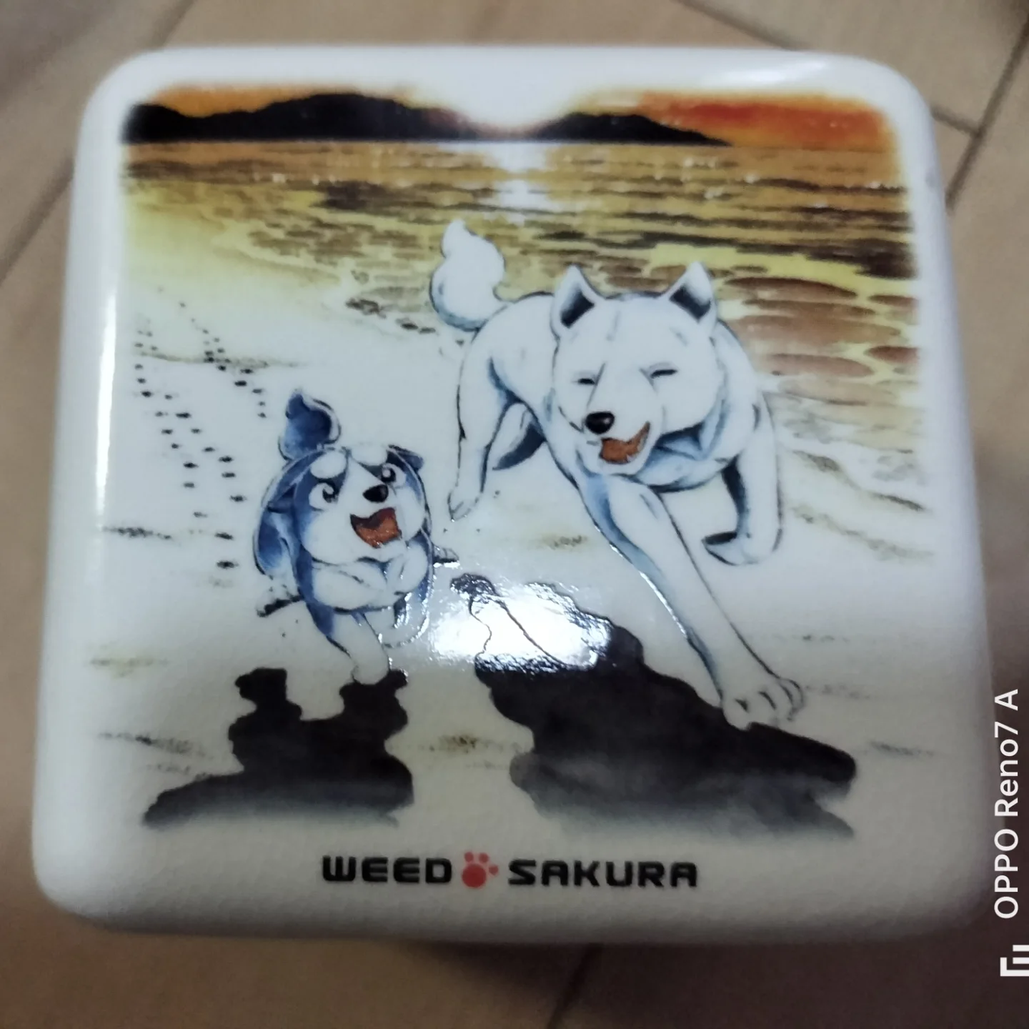 from Madalemjien) N*す様 銀牙伝説 WEED 陶器製 貯金箱 N*su-sama