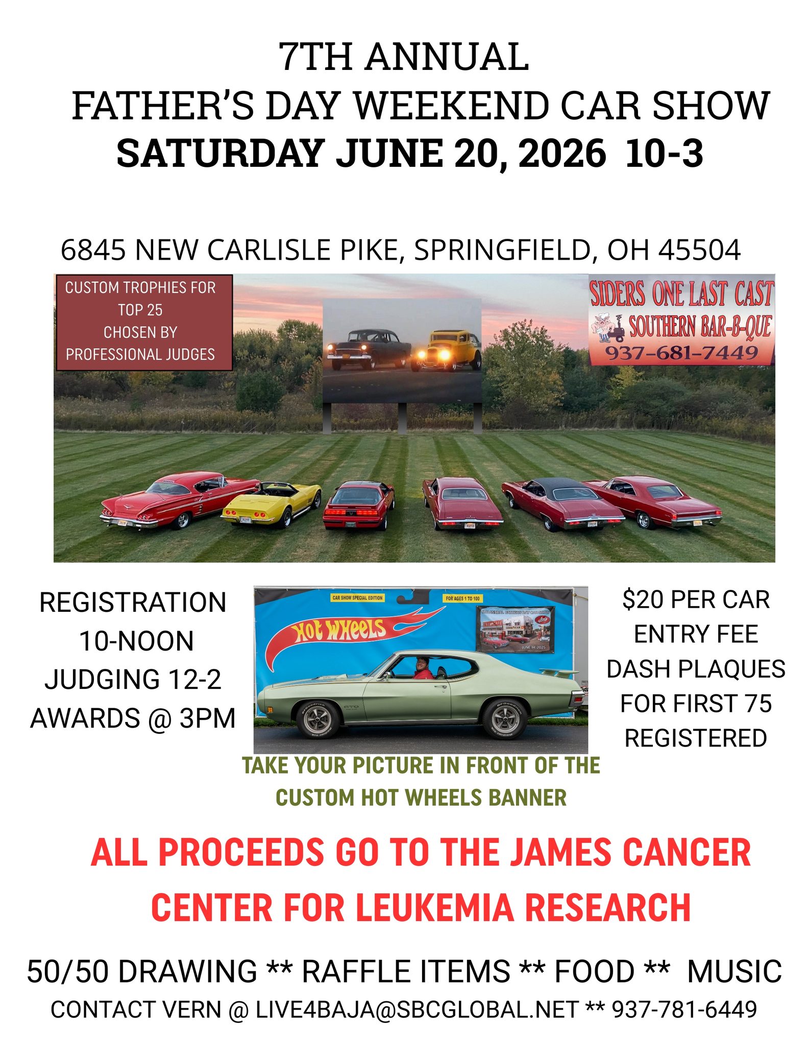 7TH ANNUAL FATHER'S DAY WEEKEND CAR SHOW