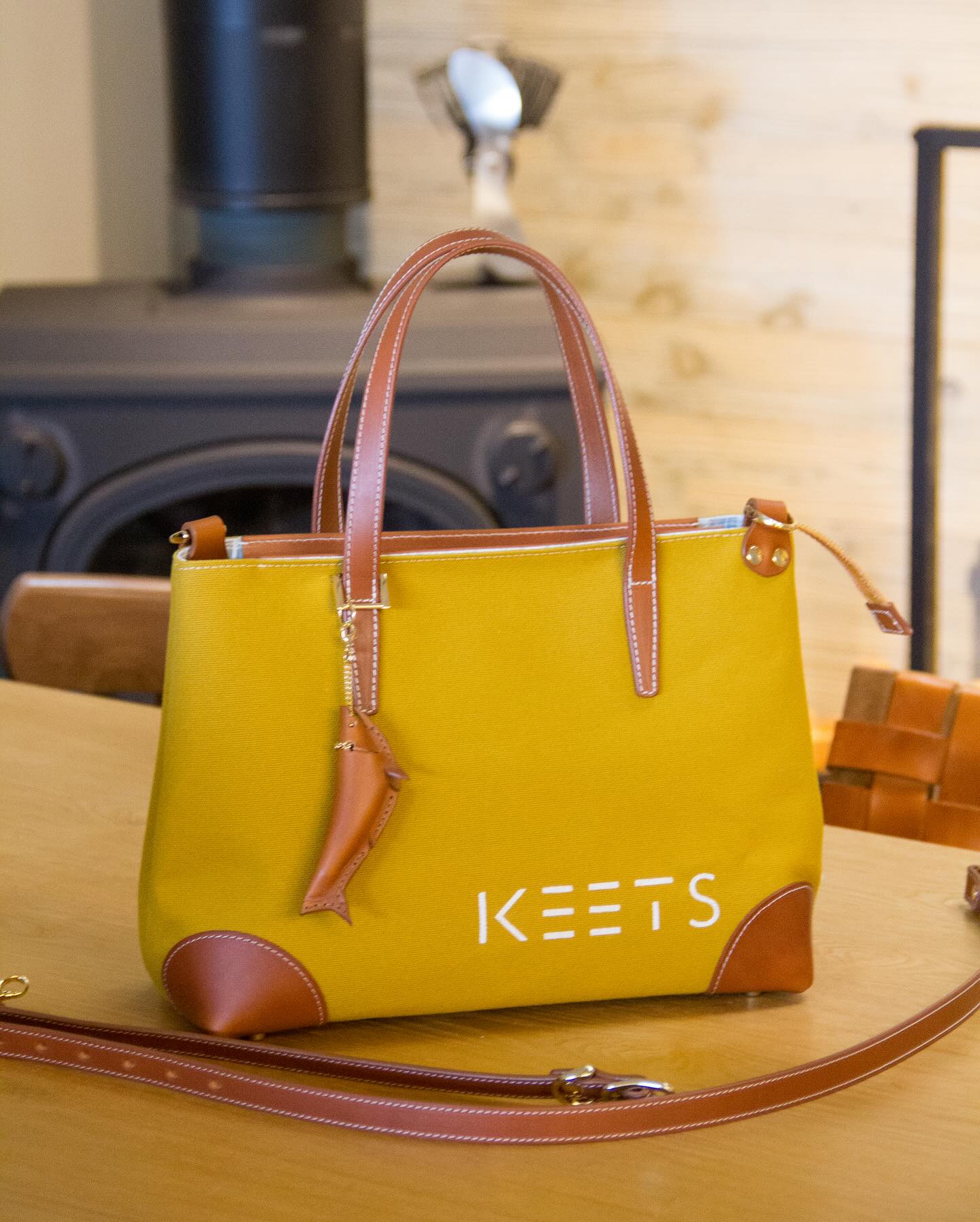 KEETS - WALTON Tote S ショルダーカスタム Color: カラシ 大変お待た 