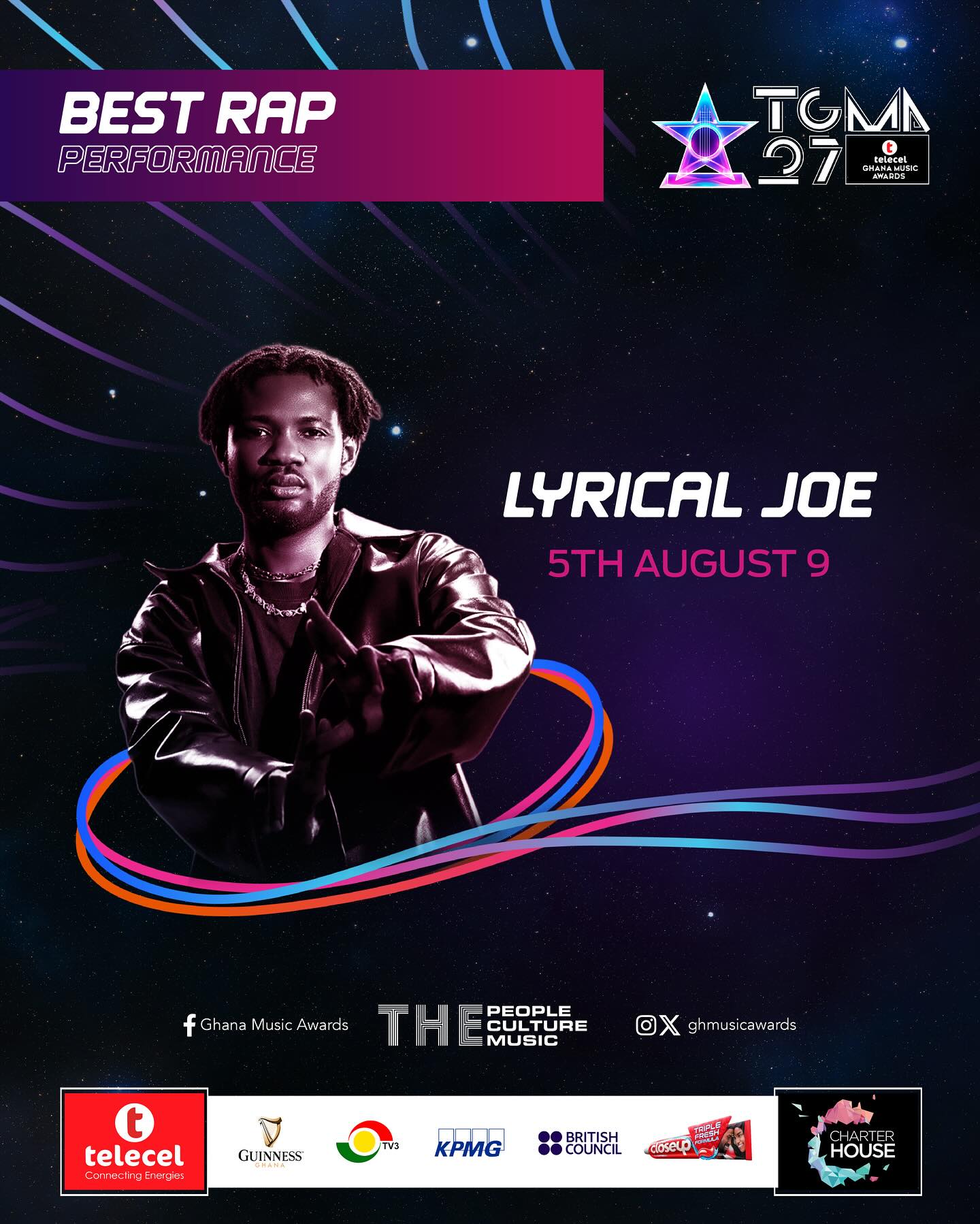 Congratulations to the #27thTGMA Best Rap Performance of the Year 
