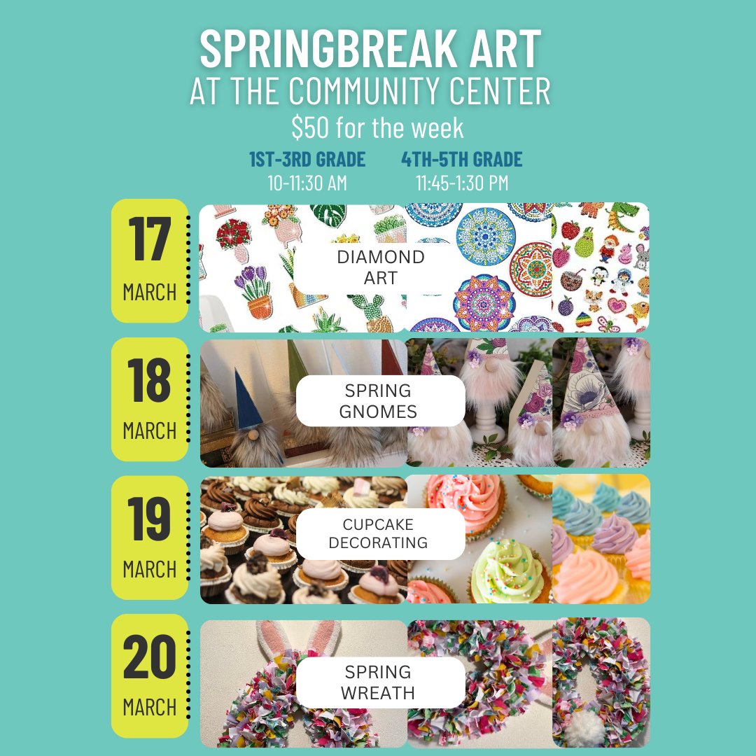 Middleton - Only 1 week until spring break! We got you covered! Each ...