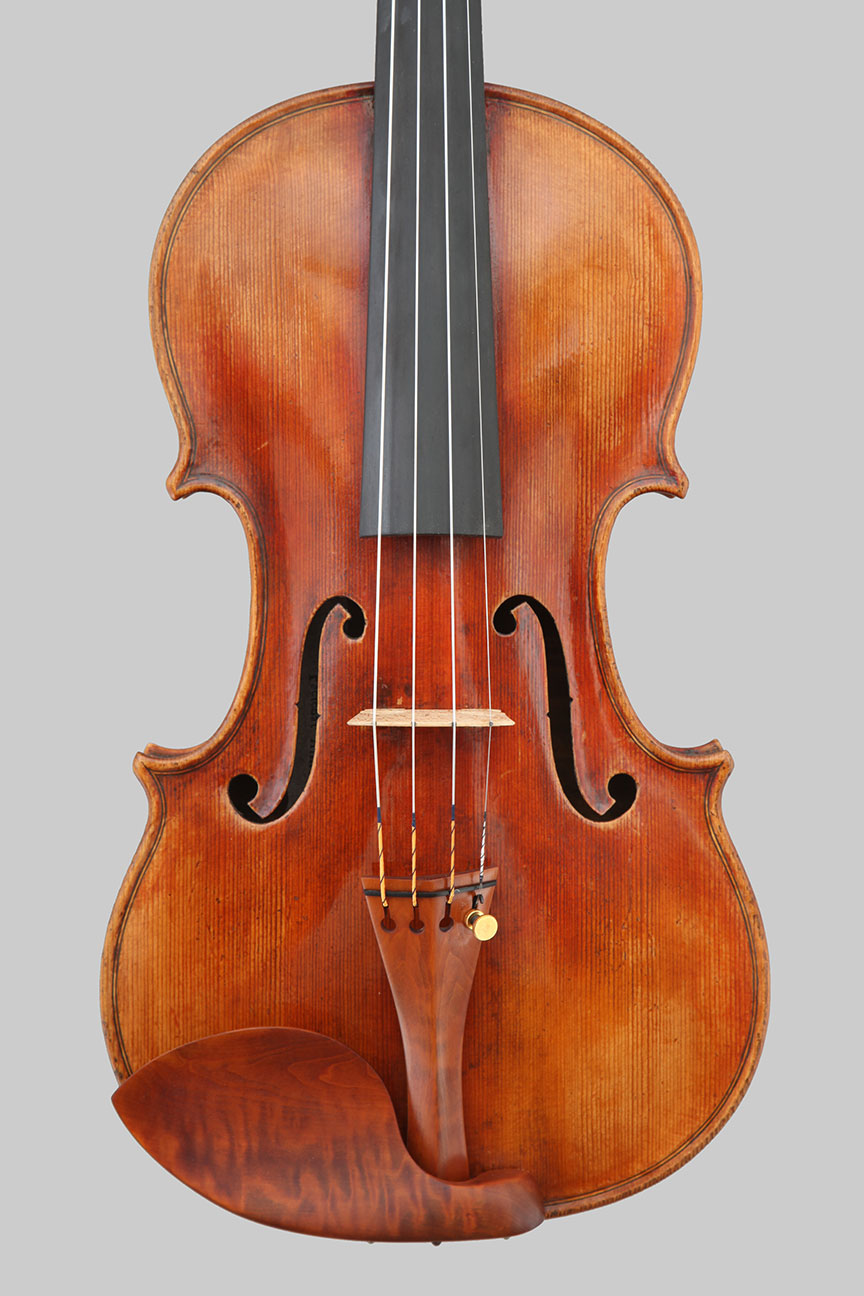 What is the origin of this 1721 Strad violin?