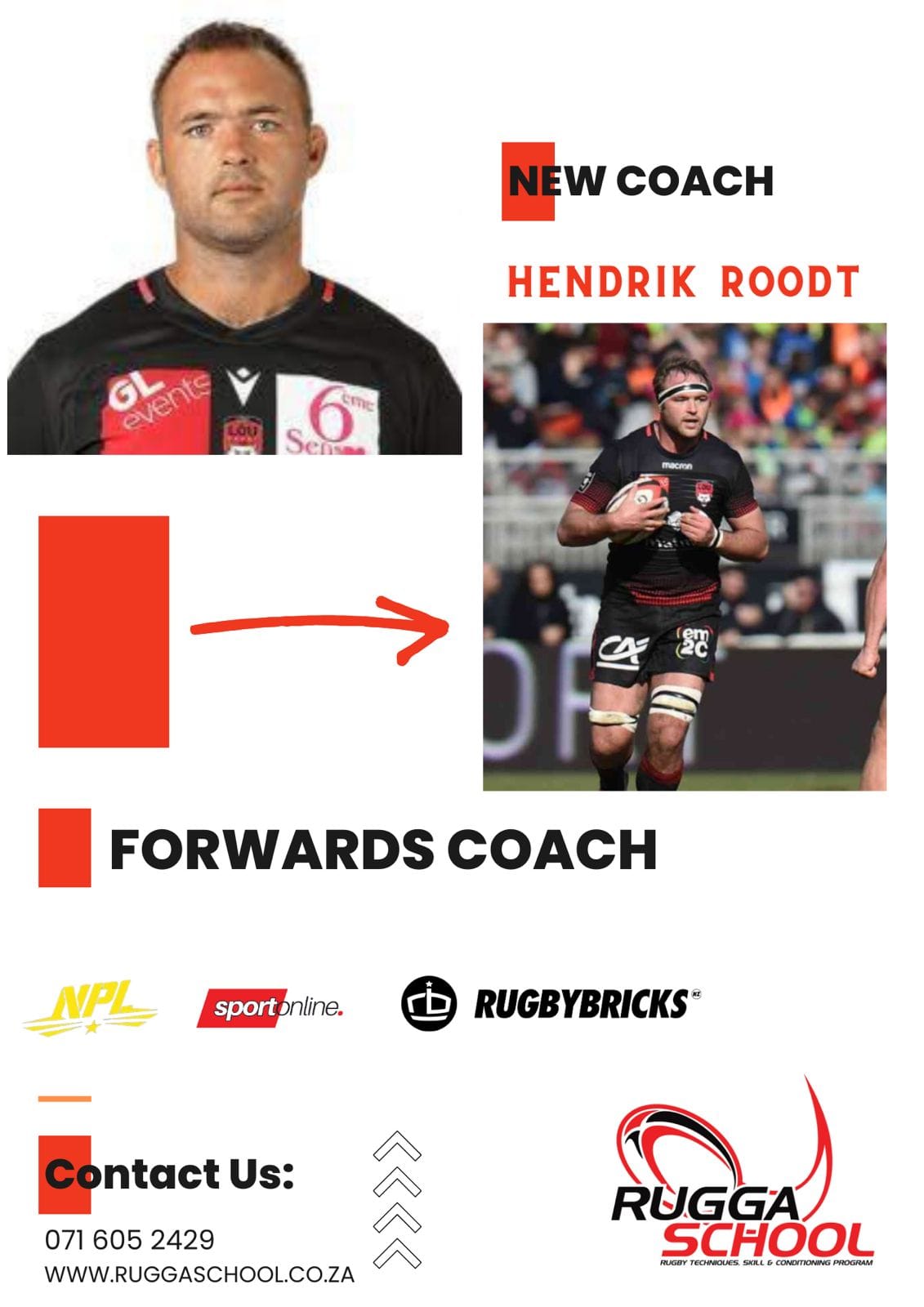Hendrik Roodt - Rugby Player