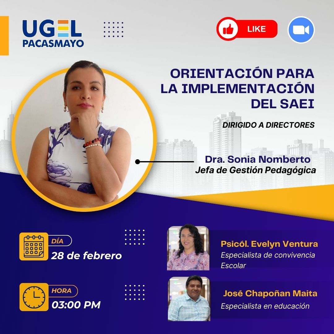 Ugel Pacasmayo - 📣 ¡Atención, directores! 📣 UGEL...