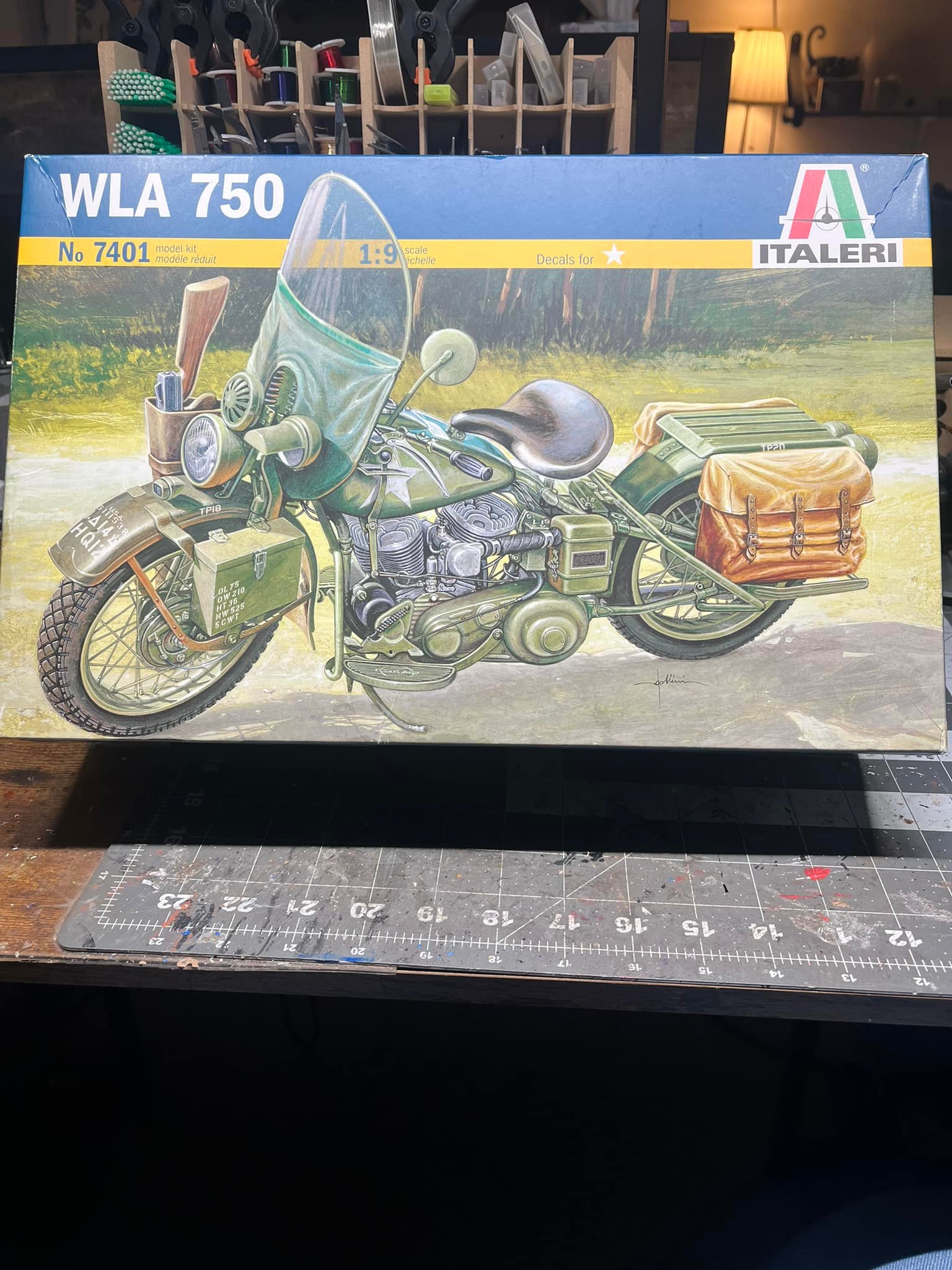 From Patrick Azzopardi : WLA 750 conversion from military bike to