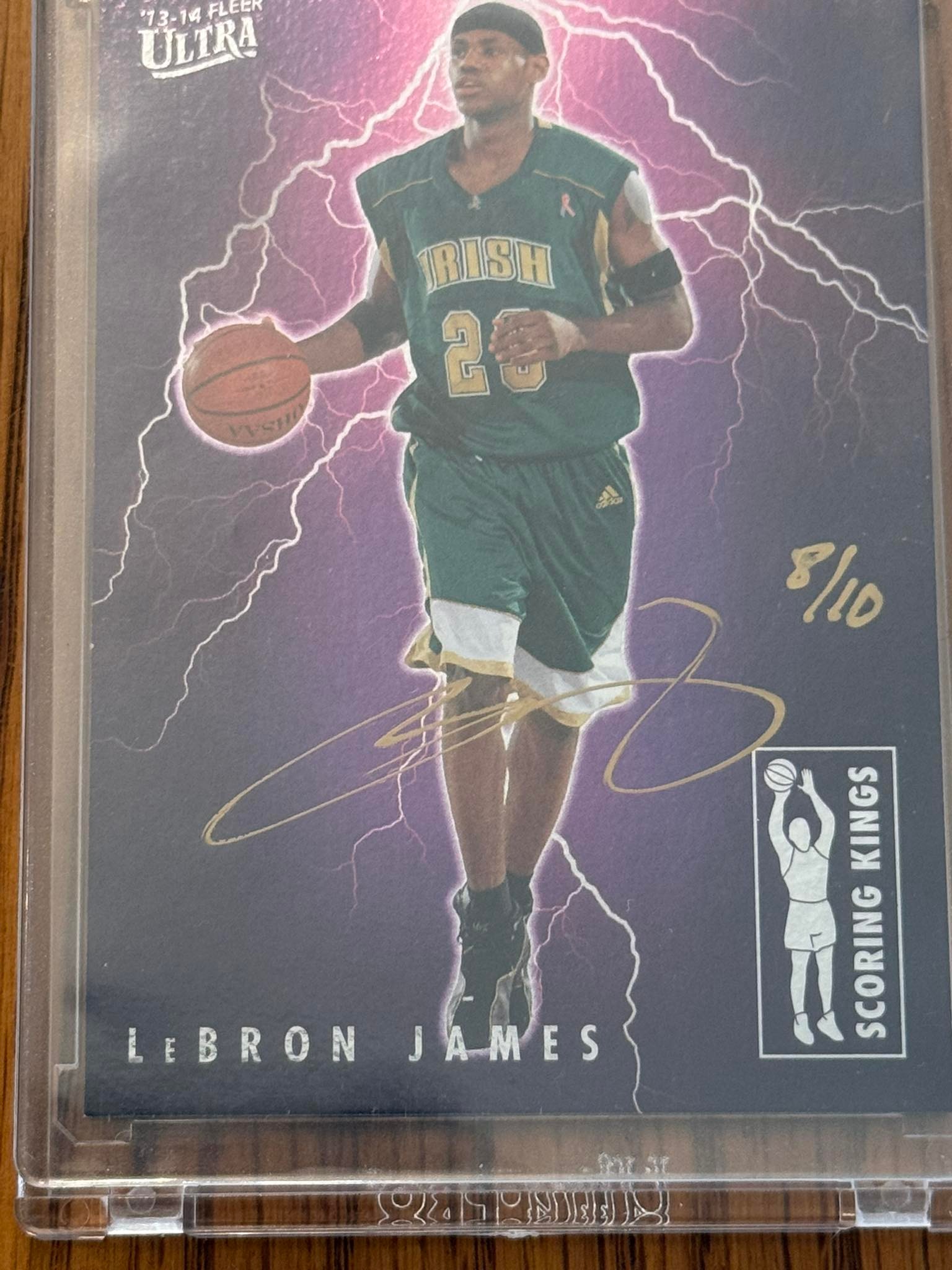 Lifelong LeBron fan wins rare 1-of-1 autograph card