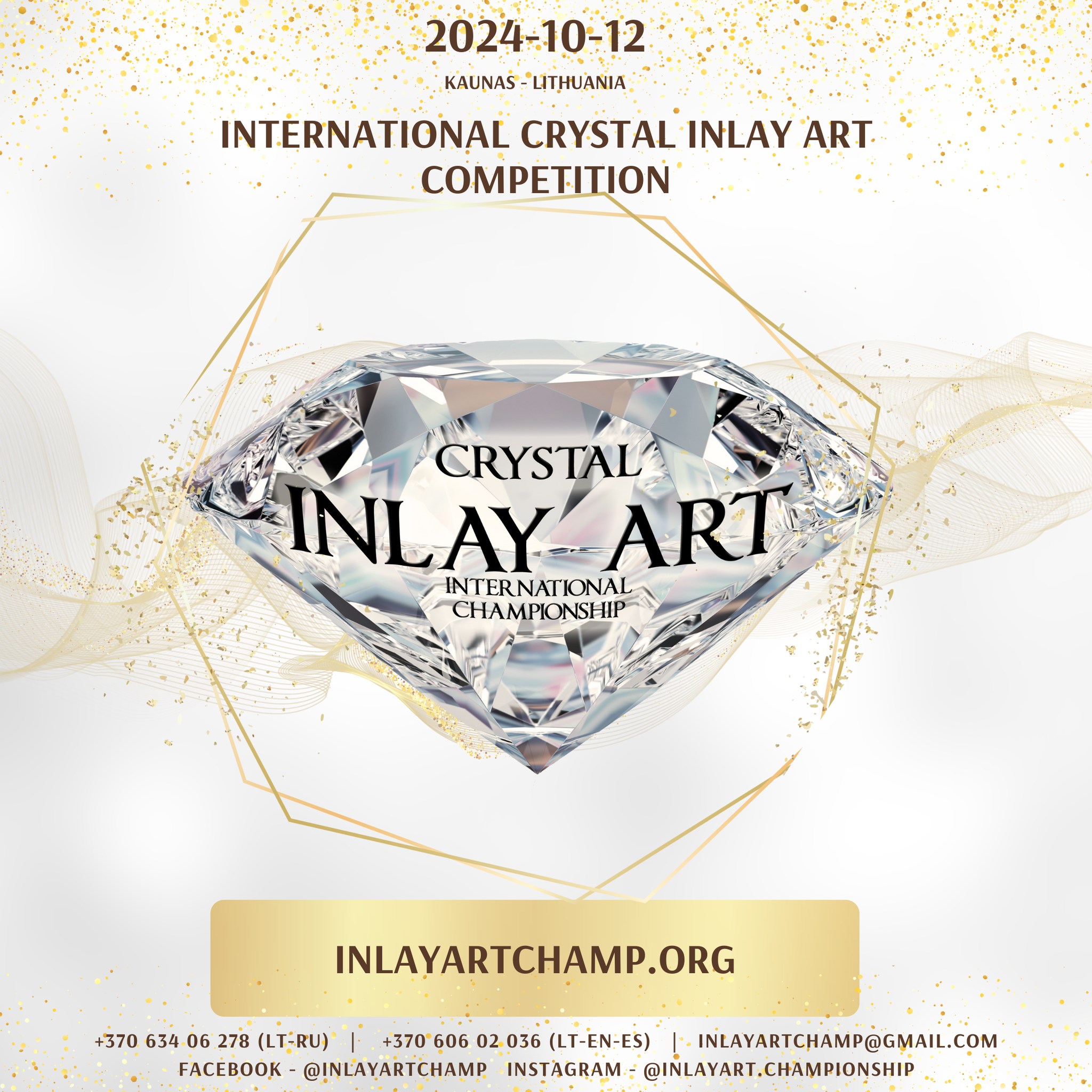 Crystal Inlay Art Championship 2024-10-12 The distinctive feature of ...
