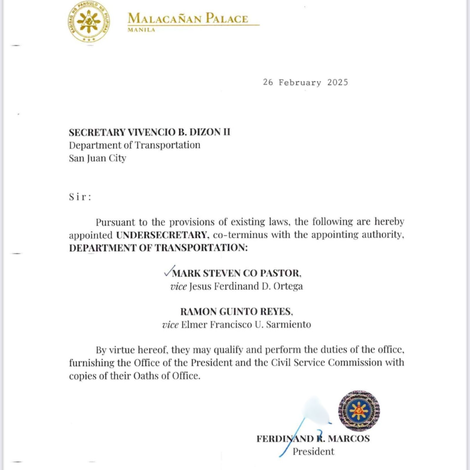 Pilipinas - JUST IN: Inaprubahan ni Pangulong Ferdinand R. Marcos Jr ...