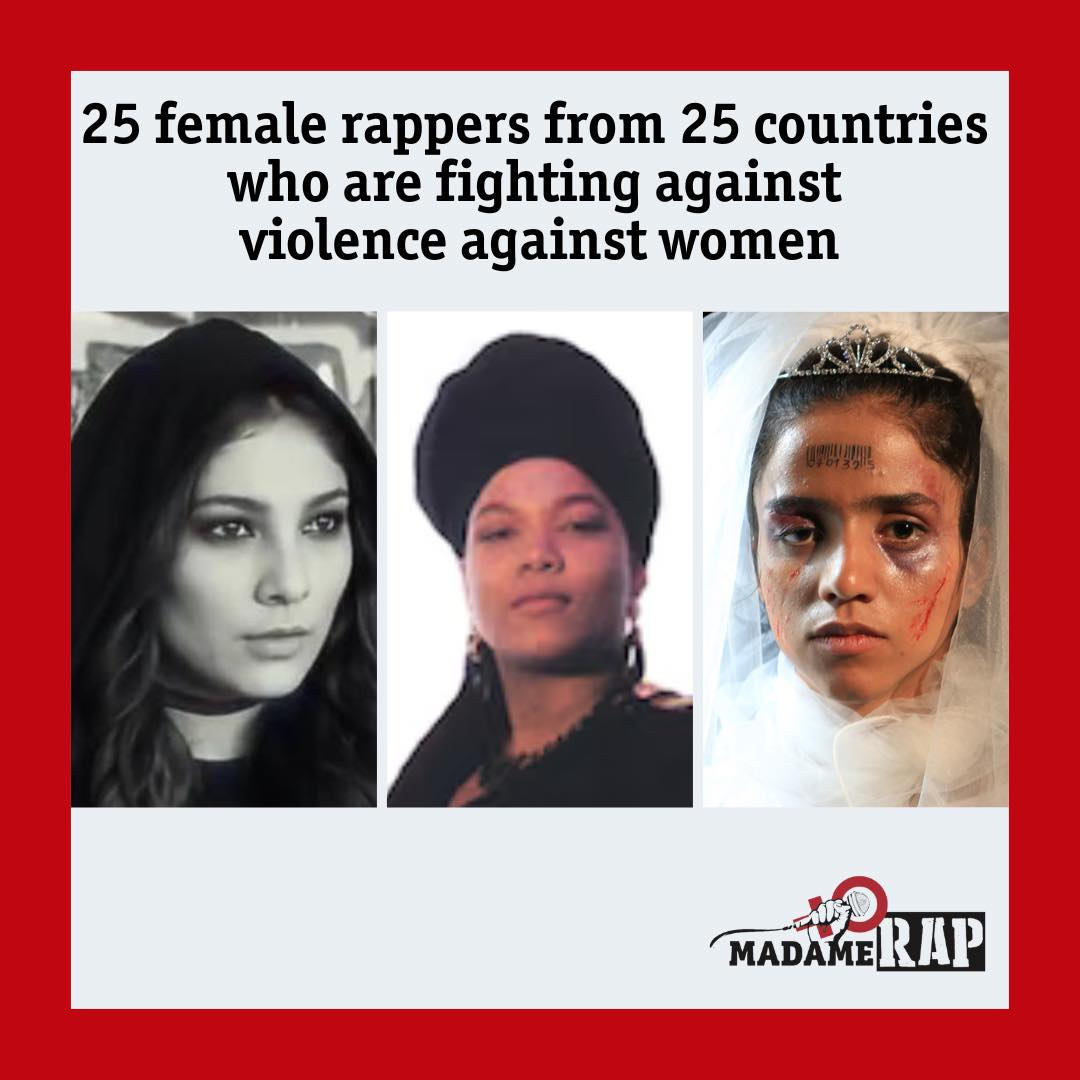 Madame - 🏽💥♀️ 25 female rappers from 25 countries who are fighting ...