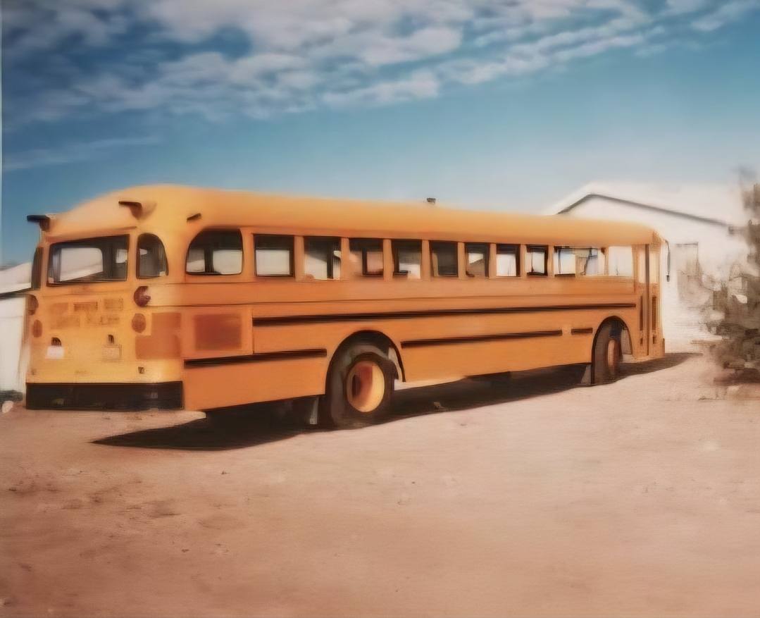 vintage school bus fans( group) | '64 Carpenter Body on International ...