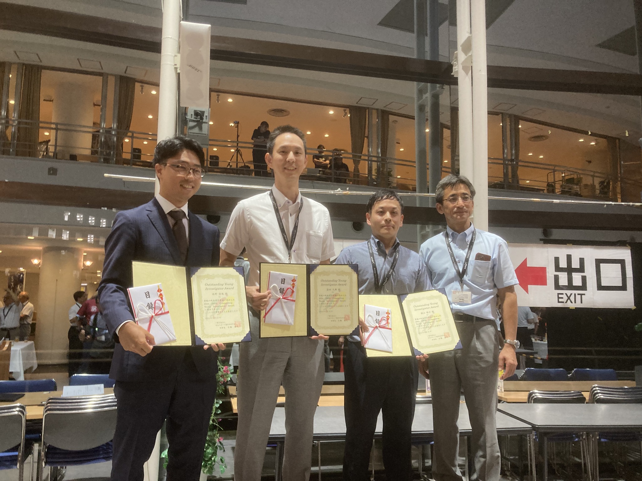 受賞報告】 この度日本スポーツ整形外科学会（JSOA）より2024年度