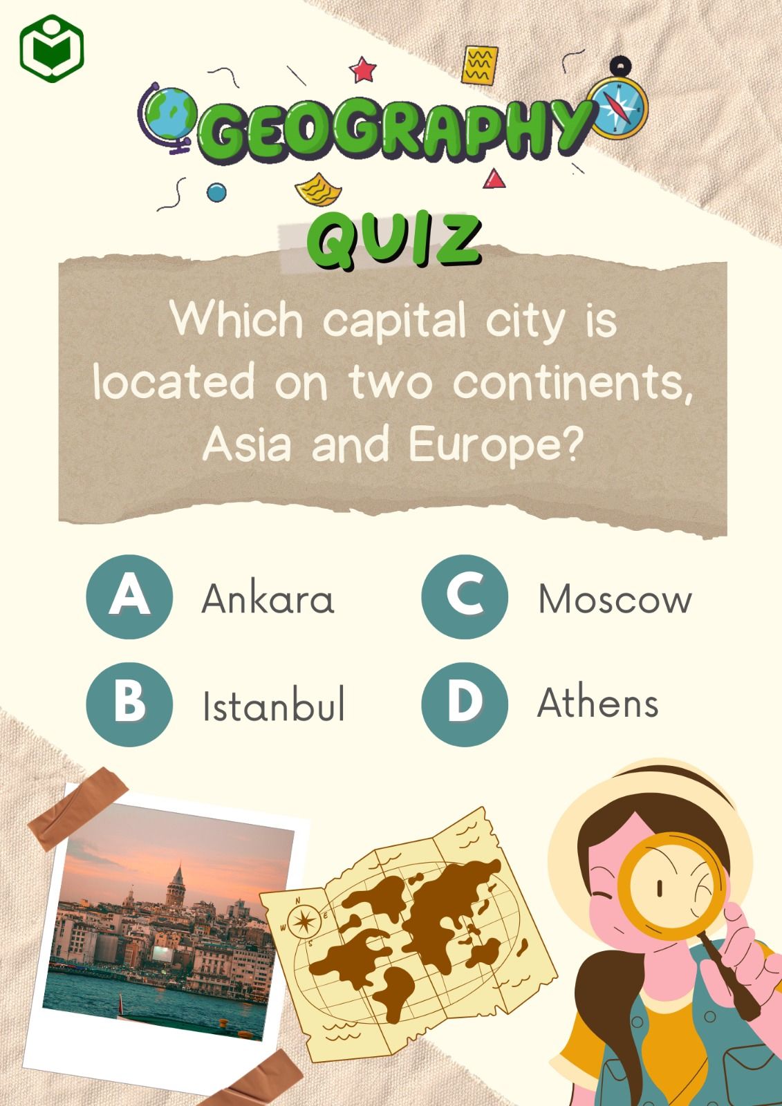 Perpustakaan - 🌎Quick Geography Trivia🌎 Can you guess the capital city ...