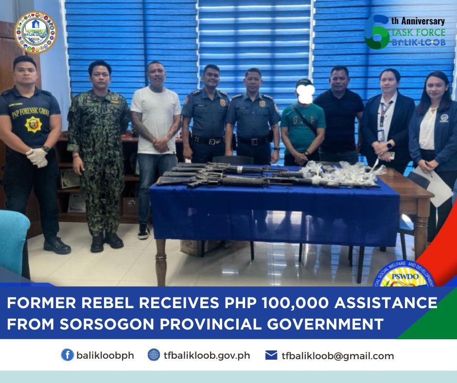 A former rebel who surrendered and... - Task Force Balik-Loob | Facebook