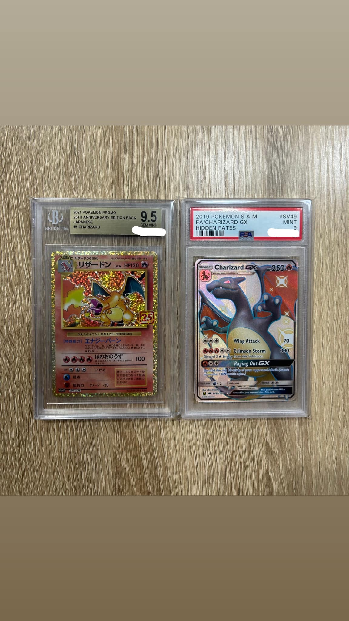 25th anniversary Pokémon Celebrations set in PSA 10