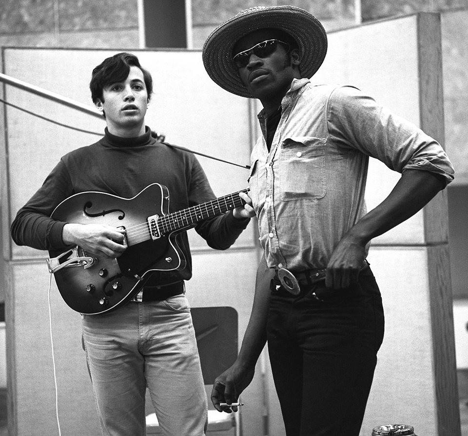 Ry Cooder and Taj Mahal in 1965 with Rising Sons