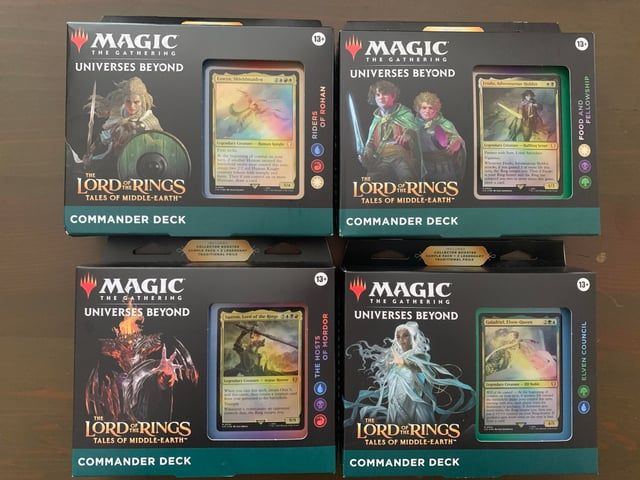 mtg food and fellowship card list Magic The Gathering The Lord of The Rings: Tales of Middle-Earth Commander Deck Food and Fellowship - Commander