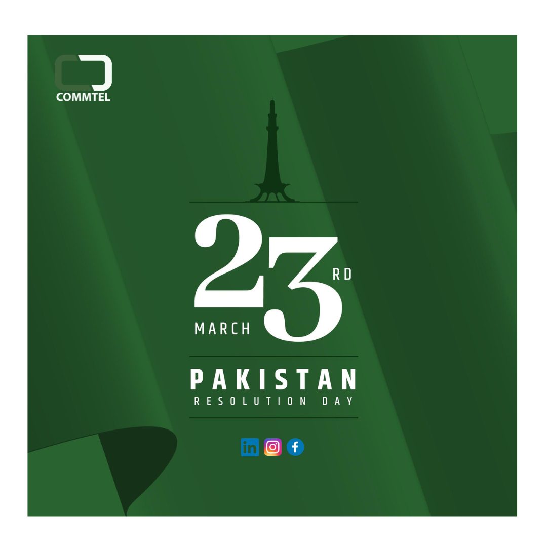 COMMTEL - Happy Pakistan Day 🇵🇰 May the spirit of unity...
