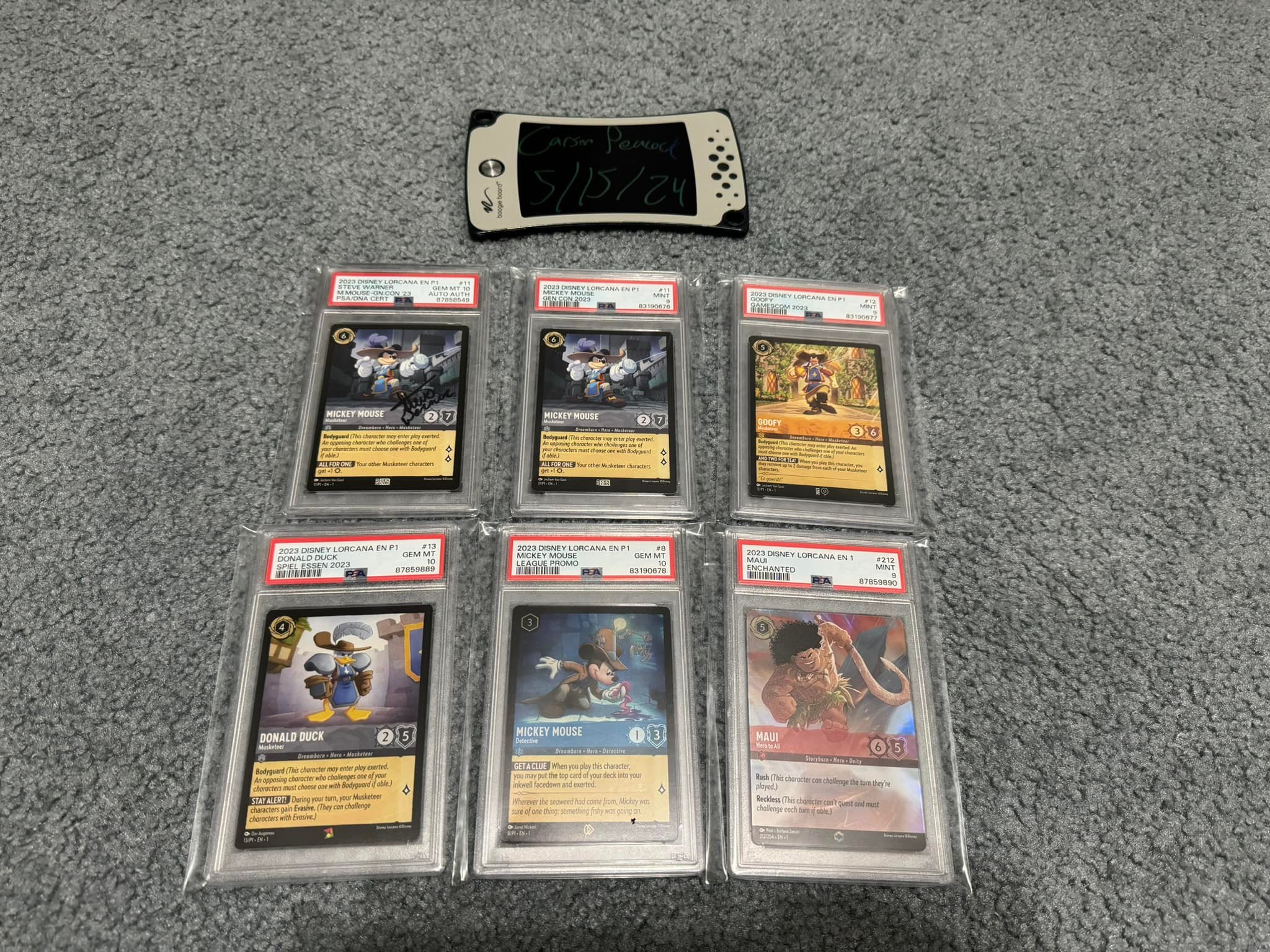 Considering buying a PSA 10 D23 Mickey for Disney Lorcana TCG