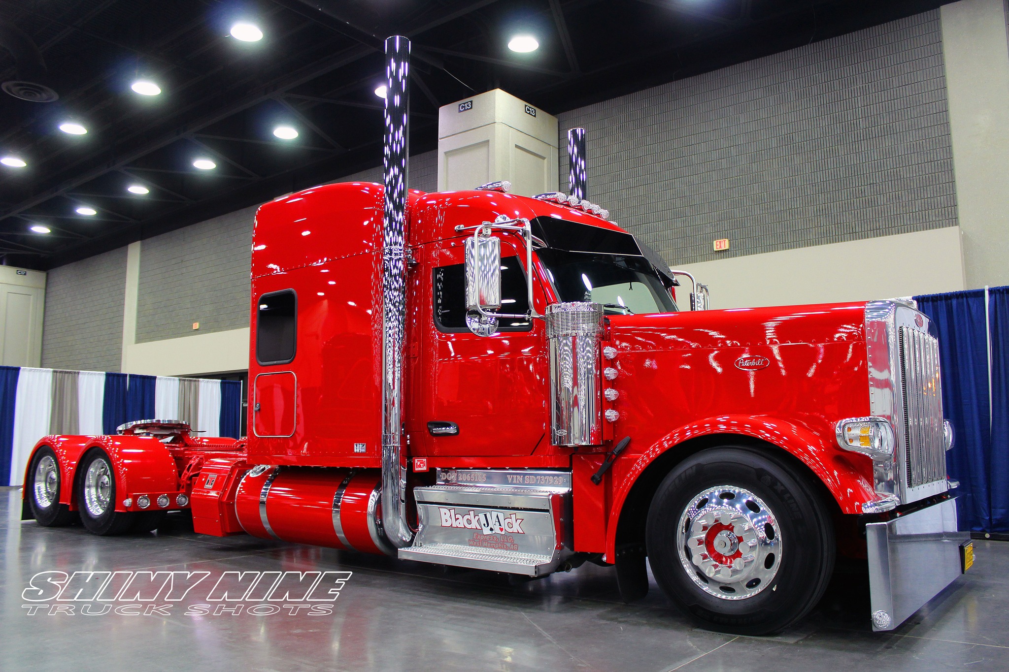 Black Jack Express. Peterbilt 589. Inside MATS 2025. #peterbilt